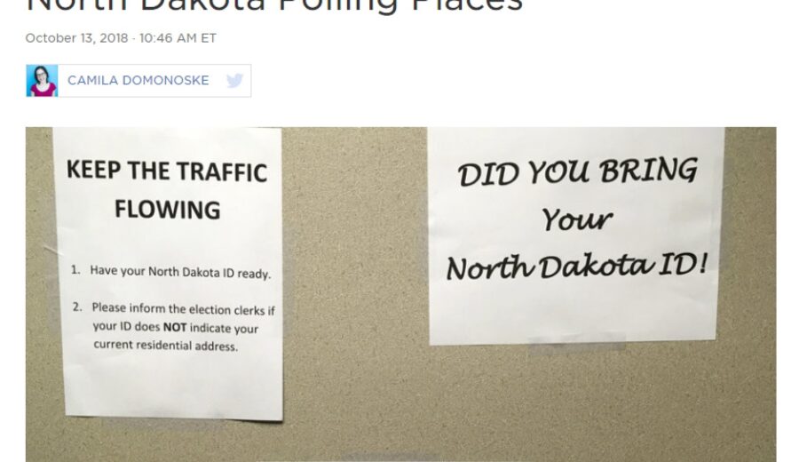 North Dakota Voter ID Law Upheld by SCOTUS